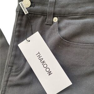 NWT Thakoon Slate Gray Classic Cropped Jean Size 6
